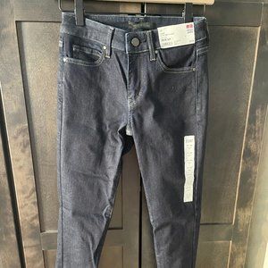 Uniqlo Navy Ultra Stretch Jeans 23 x 28